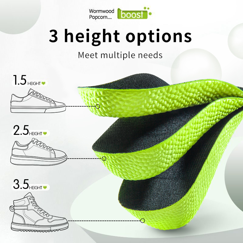 Weightlifting Shoes - Memory Foam Height Increase Insoles for