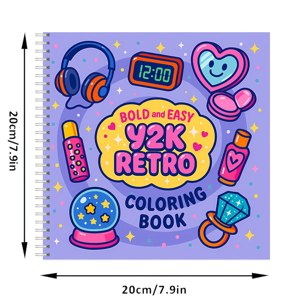 Easy Retro Coloring Book for A - Chalk Bag ulasan dan harga