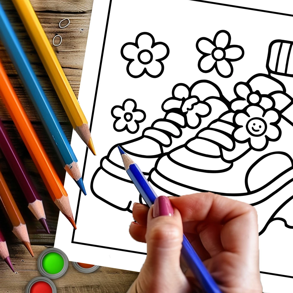 Easy Retro Coloring Book for A - Chalk Bag ulasan dan harga