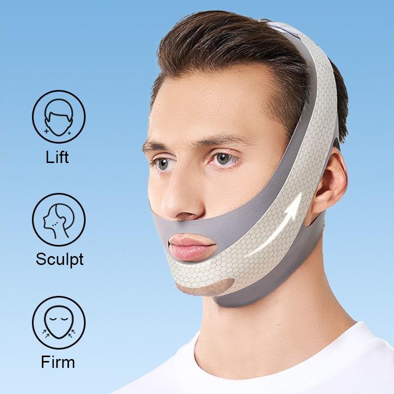 Double Chin Face Mask Facial T - Lifting Belt ulasan dan harga