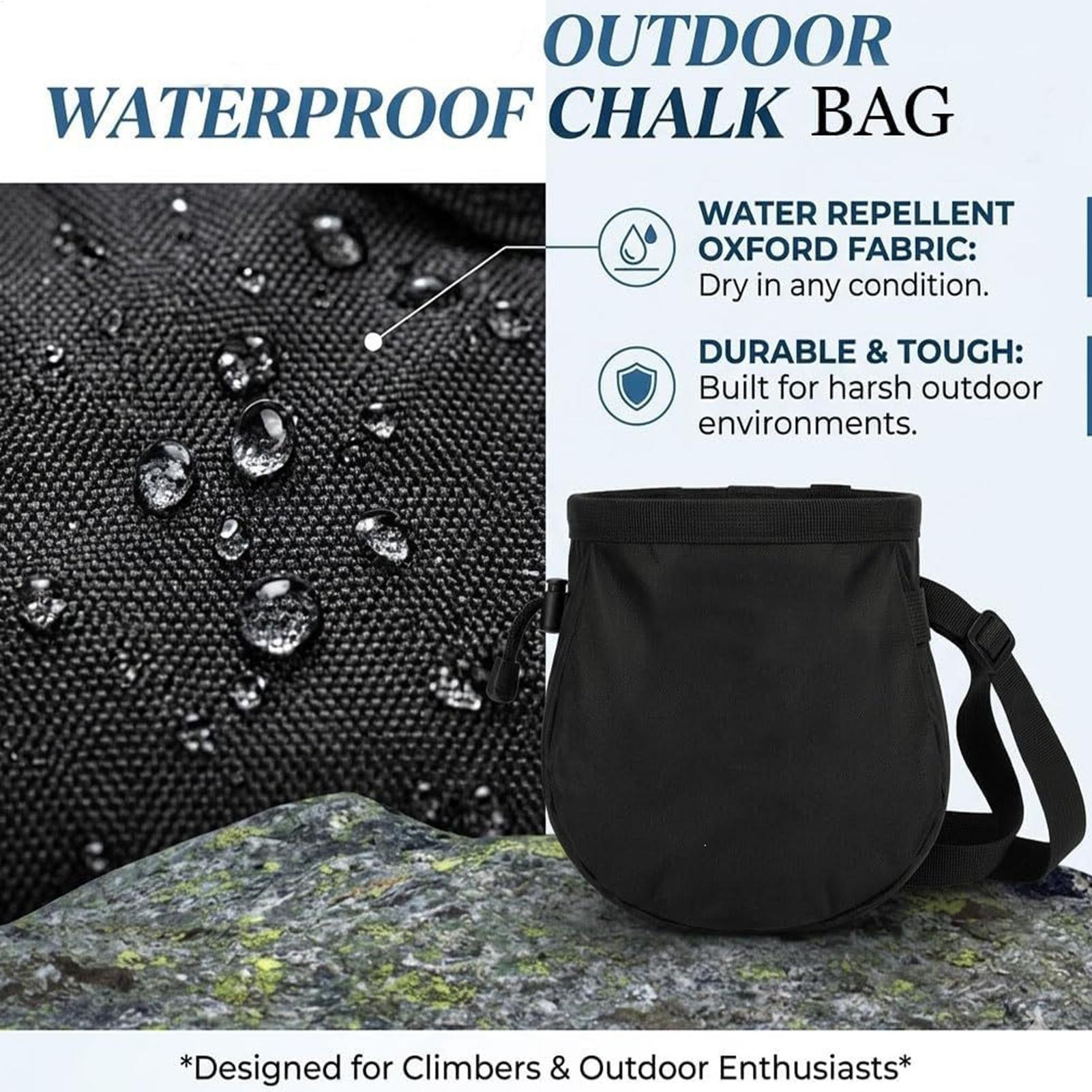 Rock Climbing Chalk Bag Waterp - Chalk Bag ulasan dan harga