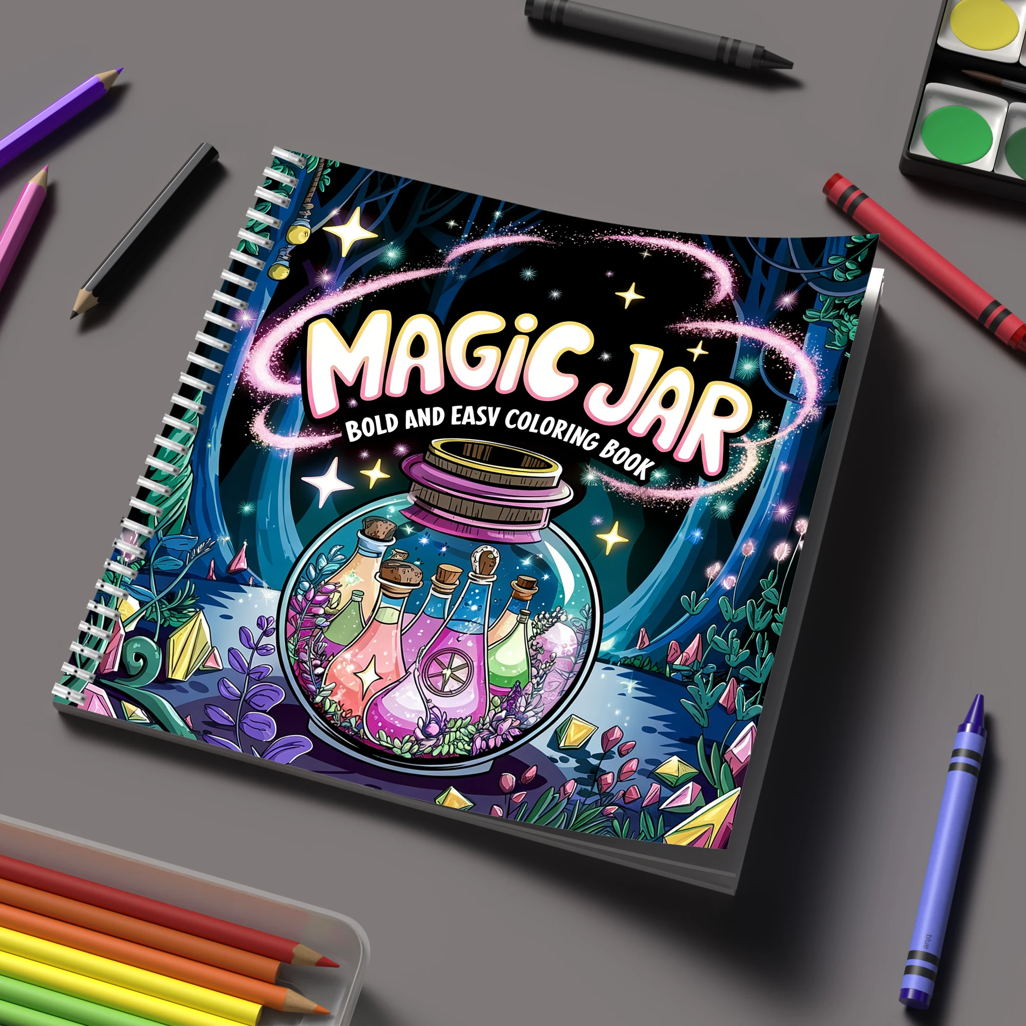 Coloring Book Magic Jar for Ad - Chalk Bag ulasan dan harga