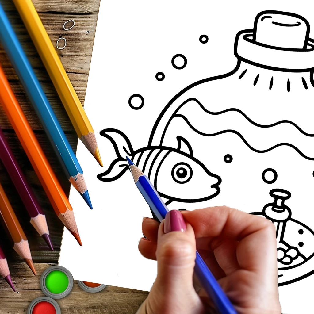Coloring Book Magic Jar for Ad - Chalk Bag ulasan dan harga
