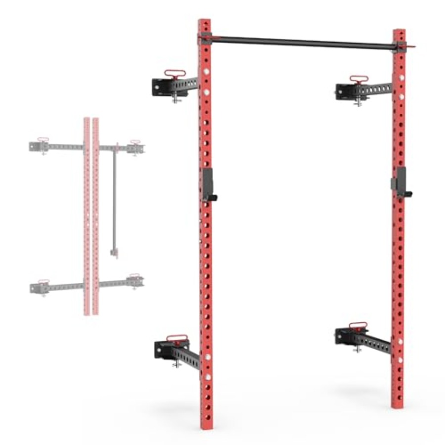 2200 Series Folding Squat Rack - Pull Up Bar ulasan dan harga