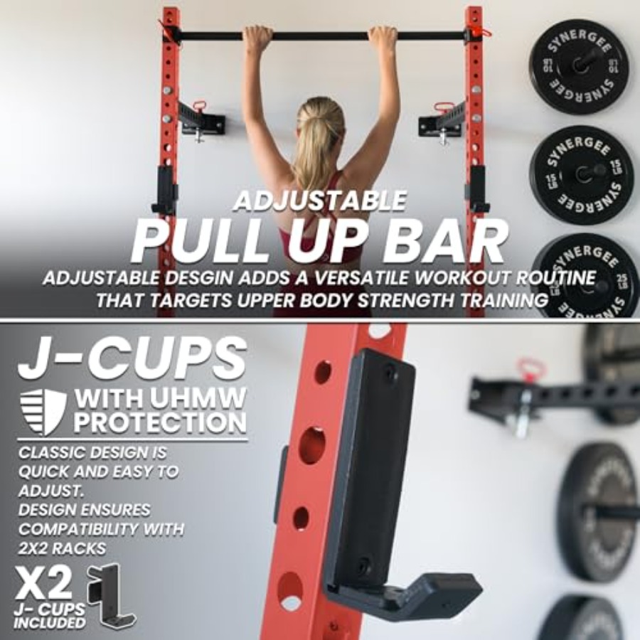 2200 Series Folding Squat Rack - Pull Up Bar ulasan dan harga
