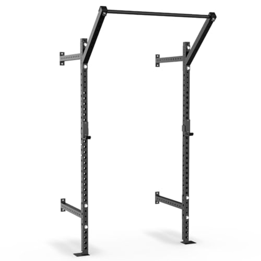 Wall Mounted Squat Rack for ho - Pull Up Bar ulasan dan harga