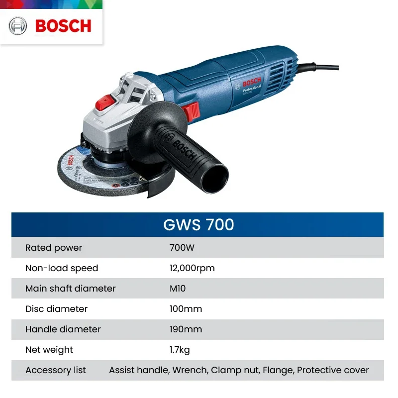 Bosch GWS 700 Angle Grinder Wi - Crossfit Machine ulasan dan harga