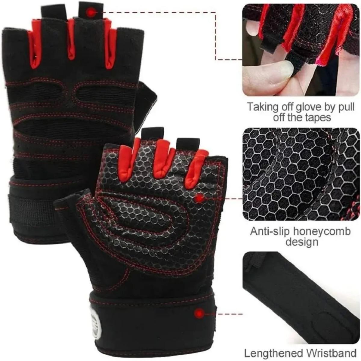 Gym Gloves for Men Women Fitne - Weightlifting Gloves ulasan dan harga