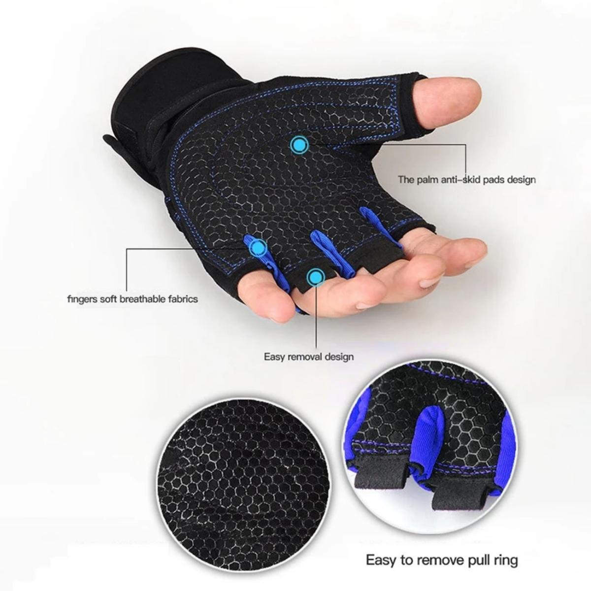 Gym Gloves for Men Women Fitne - Weightlifting Gloves ulasan dan harga