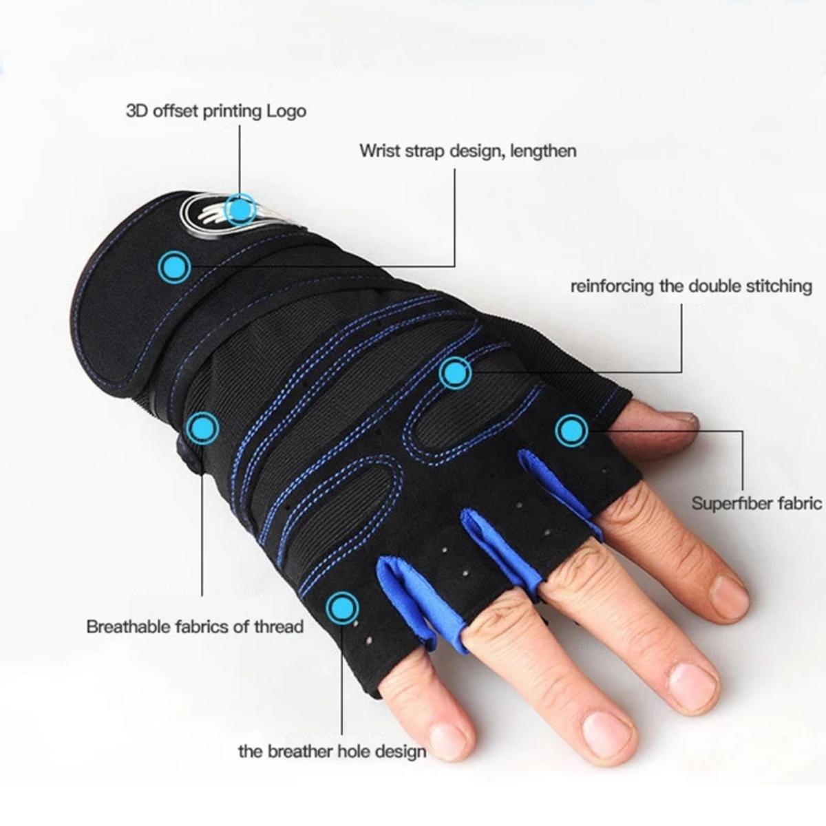 Gym Gloves for Men Women Fitne - Weightlifting Gloves ulasan dan harga