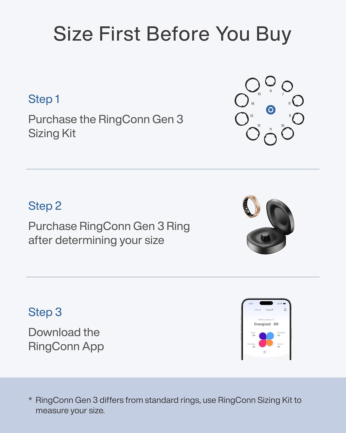 RingConn Gen 3 Smart Ring Vasc - Gymnastic Ring ulasan dan harga