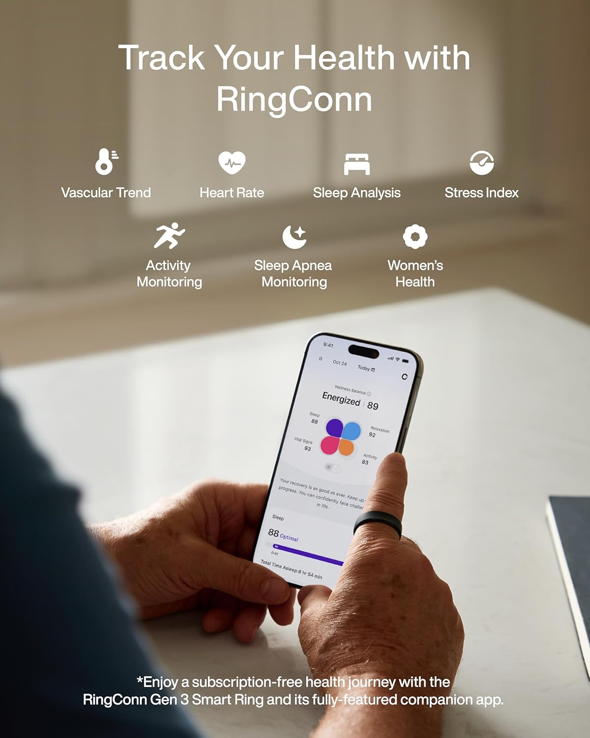 RingConn Gen 3 Smart Ring Vasc - Gymnastic Ring ulasan dan harga