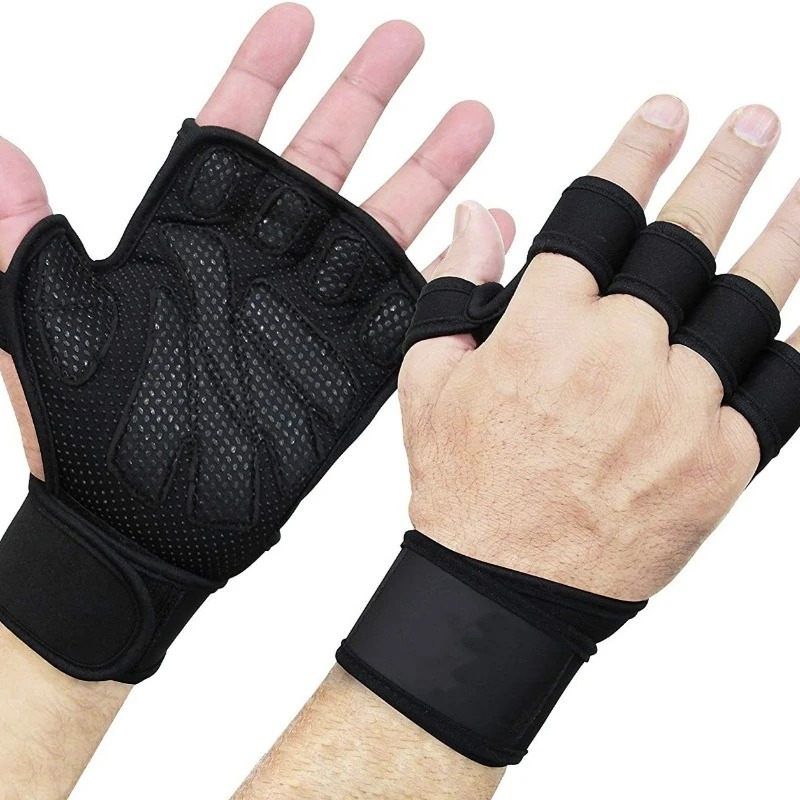 Men Women Half Finger Fitness  - Weightlifting Gloves ulasan dan harga