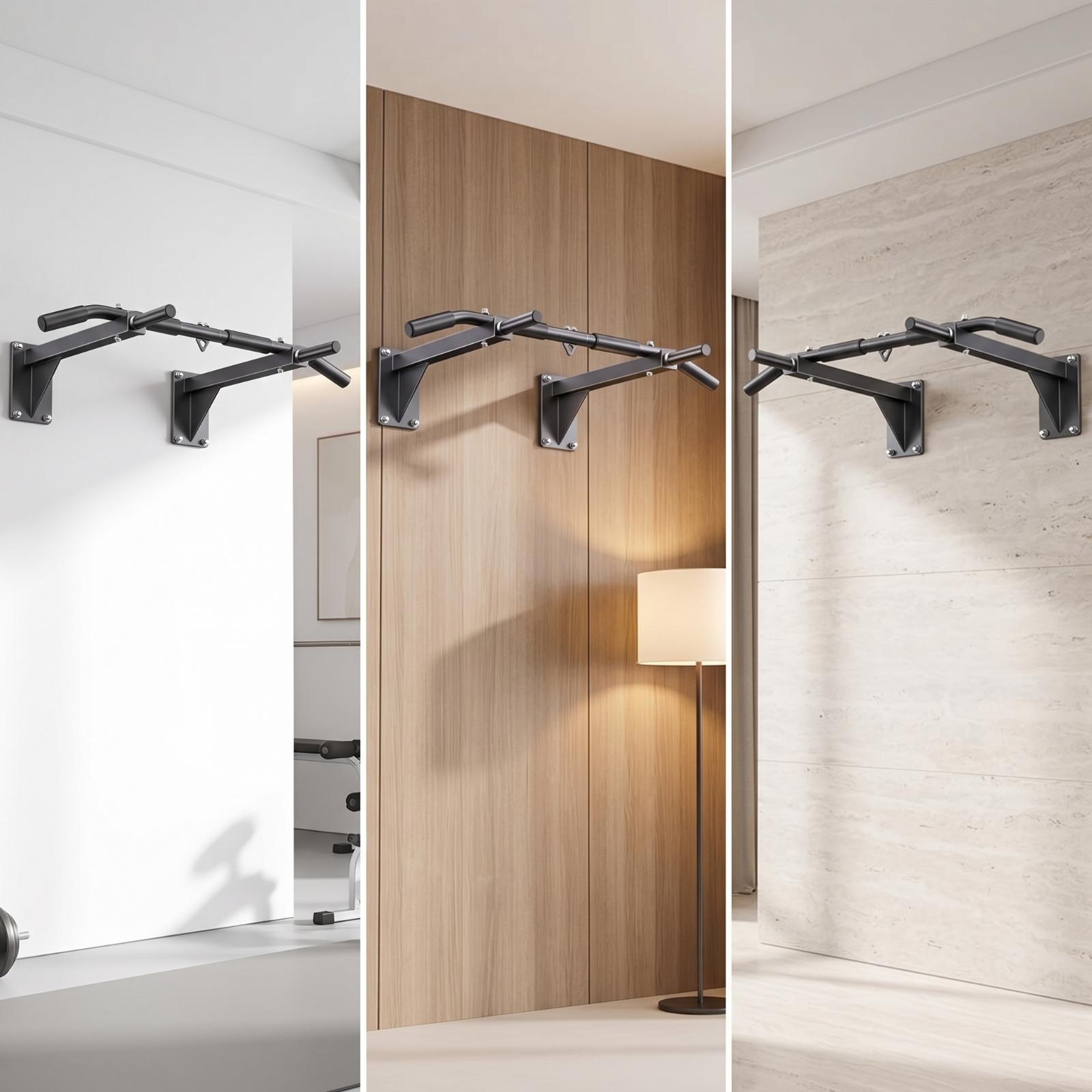 Wall-Mounted Pull-up Bar Long- - Pull Up Bar ulasan dan harga