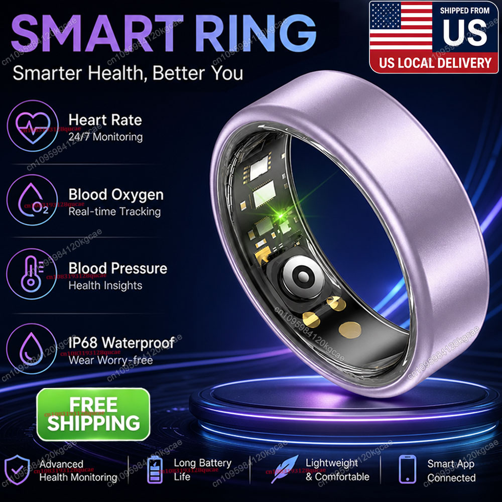 Smart Ring Heart Rate Blood Ox - Gymnastic Ring ulasan dan harga