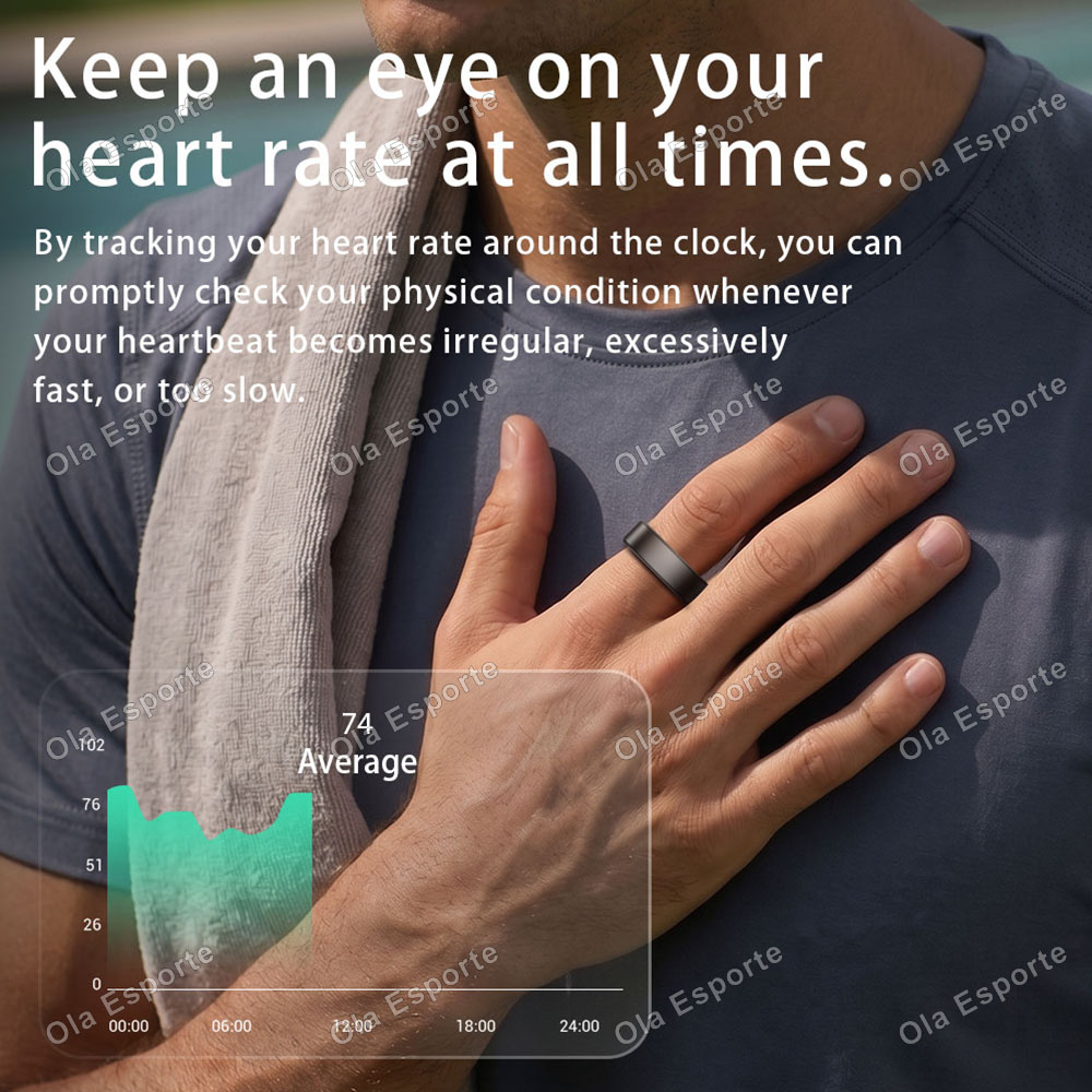 Smart Ring Heart Rate Blood Ox - Gymnastic Ring ulasan dan harga