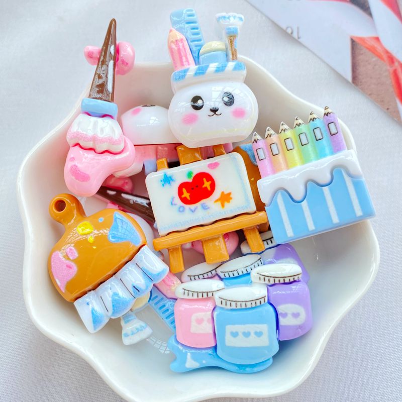 10Pcs New Cute Resin Cartoon C - Chalk Bag ulasan dan harga