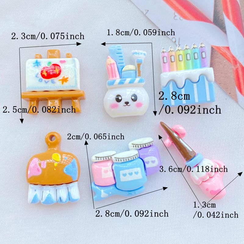 10Pcs New Cute Resin Cartoon C - Chalk Bag ulasan dan harga