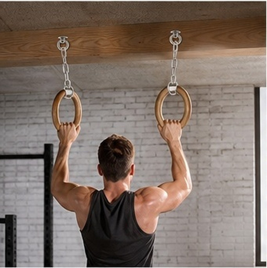 2Pcs Stainless Steel Suspensio - Gymnastic Ring ulasan dan harga