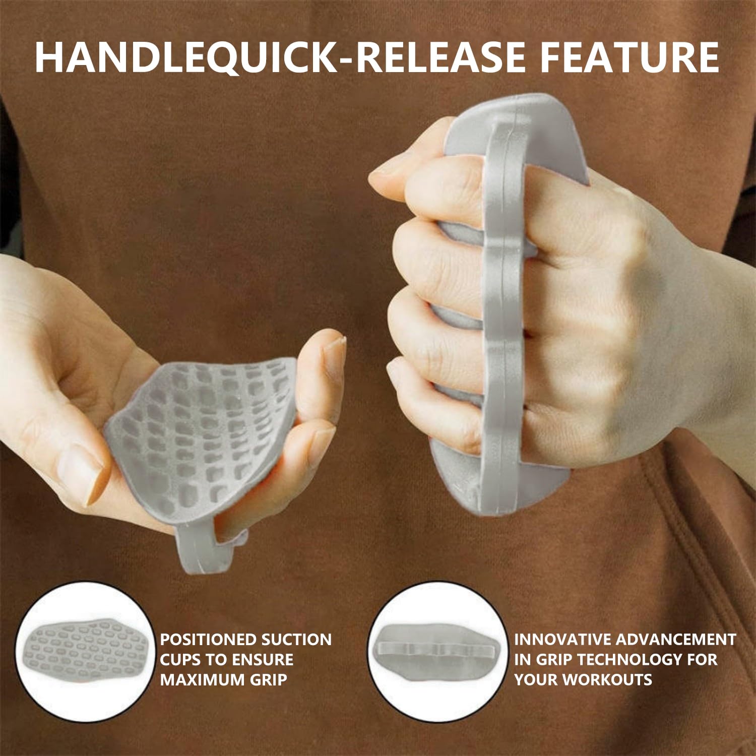 Upgraded Anti-Slip Grips for W - Weightlifting Gloves ulasan dan harga