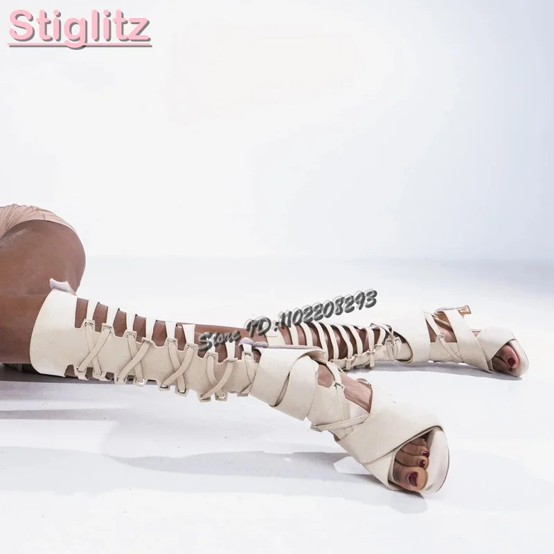 Retro Cross-tied Roman Sandals - Crossfit Belt ulasan dan harga