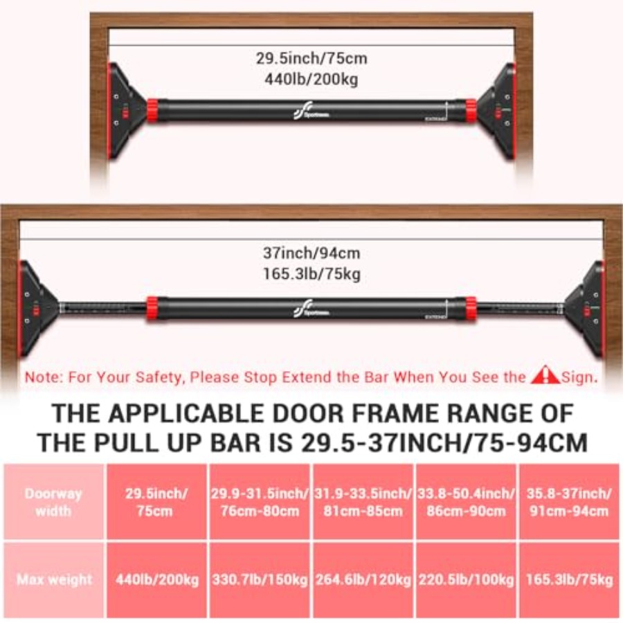Pull Up Bar for Doorway Streng - Pull Up Bar ulasan dan harga