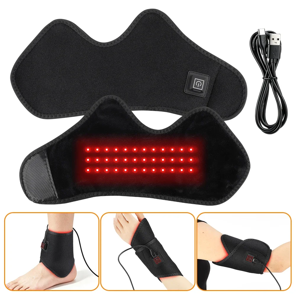 Heating Ankle Wrap with Red Li - Wrist Wraps ulasan dan harga