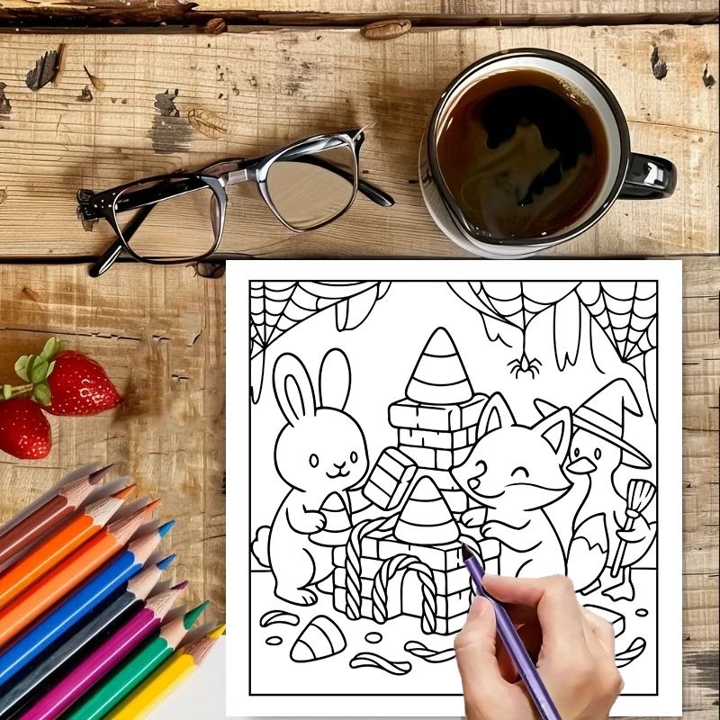 Too Cute to Spook Coloring Boo - Chalk Bag ulasan dan harga