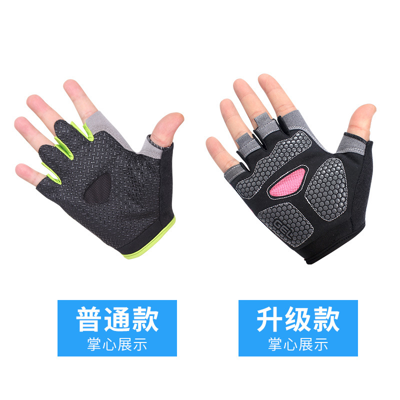 Breathable Half Finger Gym Glo - Weightlifting Gloves ulasan dan harga